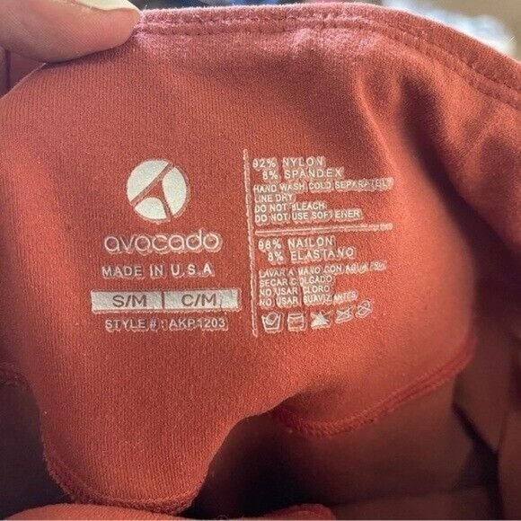 AVOCADO Muse Vintage Fire Legging | Color: brick orange Size Small/Medium - Picture 8 of 8